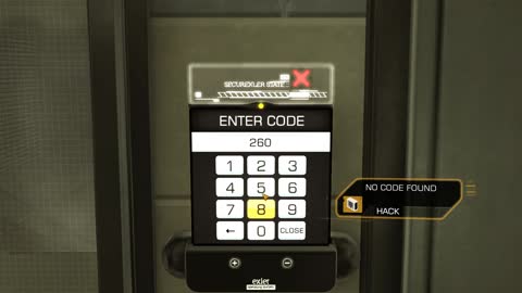 Deus Ex Human Revolution - Harvester Hideout 1st Floor Staircase Passcode