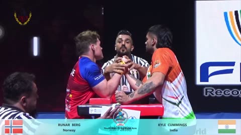 WORLD ARM WRESTLING CHAMPIONSHIP 2023 YOUTH BOYS 90Kg kyle Commings All matches