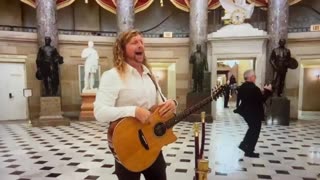 Sean Feucht - Worshipping inside the US Capital - National Statuary Hall