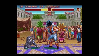 Super Street Fighter II New Challengers / Super Nintendo / M.Bison (Vega) / Gameplay LV:8.