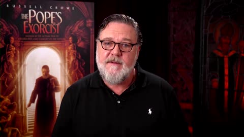 Russell Crowe plays 'The Pope's Exorcist' in horror film