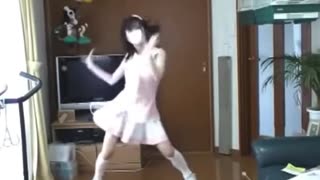 Cute Japanese Dancing Girl