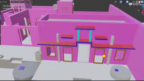 How to make a home in blender