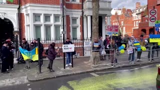 London street renamed Kyiv Road on war anniversary