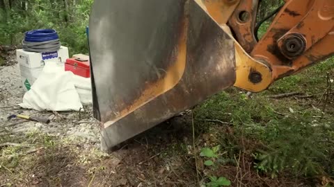 Log Cabin Building TIMELAPSE Built by ONE MAN (and Grandson)