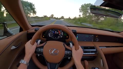 2021 Lexus LC 500 Convertible - POV Driving Impressions