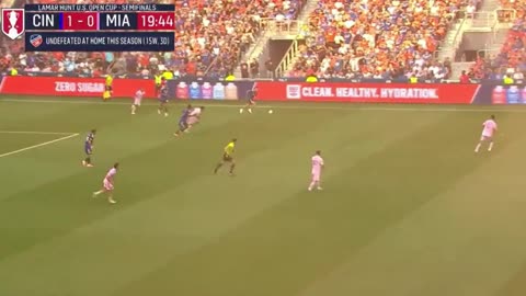 Inter Miami and Cincinnati Battle to a Thrilling 3-3 Draw | US Open Cup Semi-Final 2023 Highlights