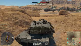 M1A1 Abrams Tank in action (War Thunder Gameplay)