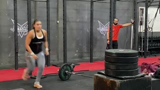 Crossfit High Jump Ends in Tumble