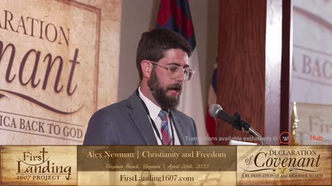 Obedience to God & Education: Alex Newman at First Landing 1607