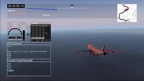 Japan-Airlines-Flight-123-X-Plane-11-accident-simulation