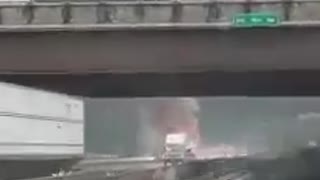 Semi trailer Fire