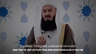 Trust in Allah!!! Lecture by Mufti Menk