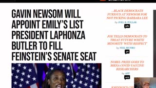 Gavin Newsom will Appoint Laphonza Butler to Replace - Feinstein - in Senate-10-2-23