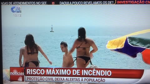 Risco máximo de incêndio