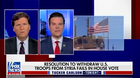 Matt Gaetz: We Must End the War in Syria!