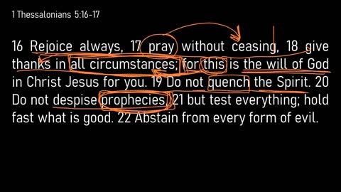 1 Thessalonians 5:12-28 // Paul's Concluding Words