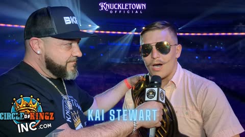 BKFC Featherweight Champion Kai Stewart Discusses Future Fights at Knucklemania 4 Weigh-Ins