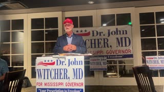 Dr. John Witcher speaks at Drago's in Jackson