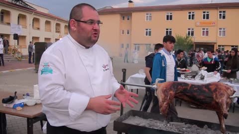 1. Ulusal Aşçılık Kampı Fehmi PEKER, Barbekü Eğitimi