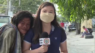 ABS-CBN reporter is surprised Live!