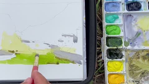 Born in Guizhou｜Wuyang Watercolor-Sketching in Guizhou｜It’s so beautiful. first part.