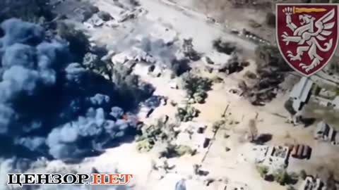 Gunners from 80th Brigade destroyed nine units of military equipment and ammunition depot. VIDEO