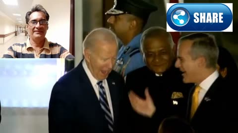 Jobiden arrive India.