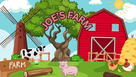 Old Farmer-Joe's Farm/ Joe's Farm Nursery Rhythm/ Songs for kids