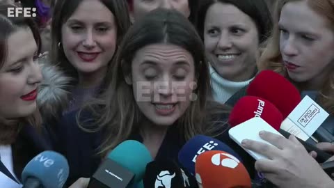 8M| Feministas: "¡Irene Montero; valiente!". Viva la "Ley del solo si es sí"