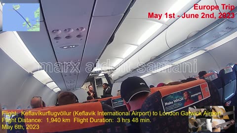 May 6th, 2023 12a Flight KEF to LGW