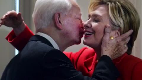 Hillary Clinton being kissed by klansmen Senator Robert C Byrd