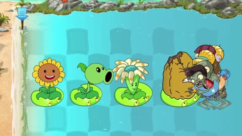 Plants vs Zombies 2 Bloomerang vs Tangle Kelp vs Zombies - Zombies Attack Animation!