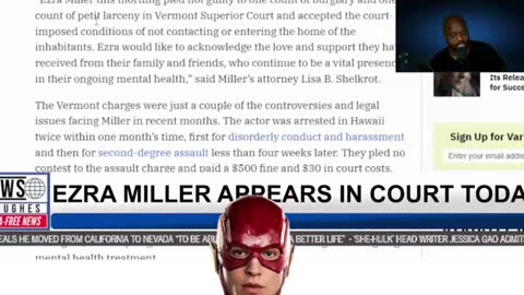 Ezra Miller Makes Court Appearance! (SHORT)