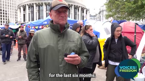 Peaceful Protest in Wellington - Fletcher speaks out on our Bill of Rights