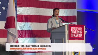 CASEY DeSANTIS IN NEW SMYRNA BEACH