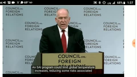 CIA director John Brennan briefs CFR on Geoengineering and SAI