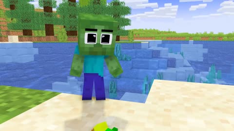 Monster School Poor Duck No Way Home - Sad Story - Minecraft Animation