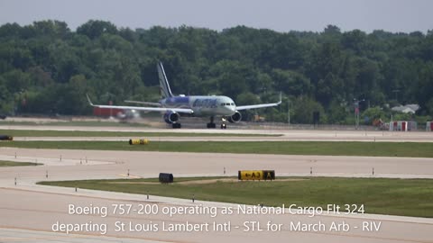 Arrivals and departures at St. Louis Lambert International on Saturday June 24, 2023
