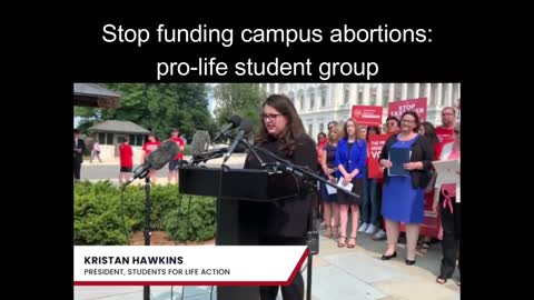 Pro-life students push for end to federal funding of campus abortions