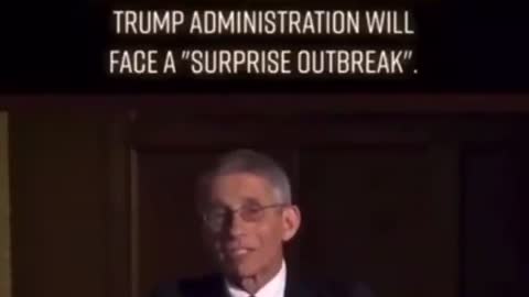 BOMB - 10 days before Trump inauguration, Fauci -Trump administration will face a Surprise Outbreak