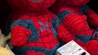 Disney Parks Spiderman Weighted Emotional Support Plush Doll #shorts