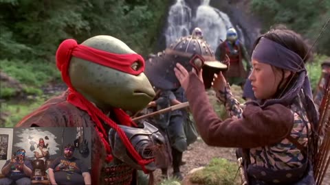 Reviewing Mutant Ninja Turtles III 1993 The River Fight Scene and Samurai Scene
