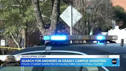 Suspect in custody after fatally shooting 3 UVA football players l GMA