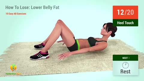 How To Lose: Lower Belly Fat (With 10 Easy Ab Exercises)