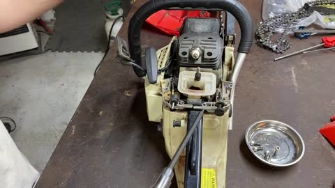 Chinese chainsaw 372 carb and big intake