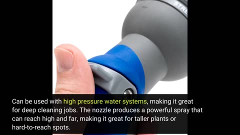 Customer Comments: VIKING High Pressure Adjustable Hose Nozzle for Garden Watering and Car Wash...