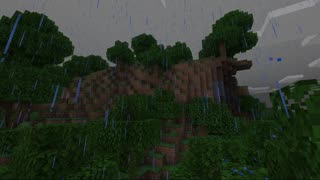 Minecraft Raining Sounds for 1 HOUR