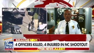 Four officers killed four injured in NC shootout