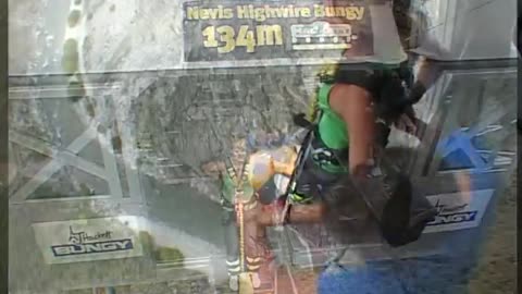 Nevis Bungy Jump - SCARED